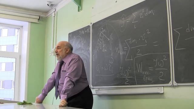 Кинетическая энергия вращающегося тела