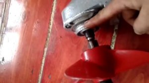 Самодельная нога из редуктора от болгарки под мотор Лифан с вертикальным валом 6,5л.с.