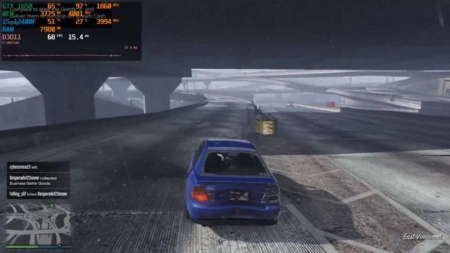 GTA 5 Online : GTX 1650 4GB + i5-12400f смотреть онлайн