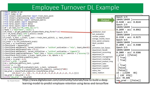 Python in Arabic #64 Employee Turnover Customers Churn ديمومة العملاء والموظفين في الشركات смотреть онлайн
