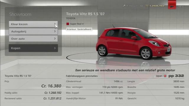 Toyota Vitz RS 1 5 '07 смотреть онлайн