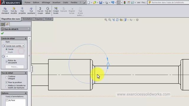 solidworks: vue de détail смотреть онлайн