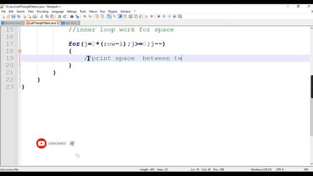 HOW TO PRINT LEFT STAR PATTERN IN JAVA PROGRAM FOR BEGINNER | JAVA DEVELOPER смотреть онлайн