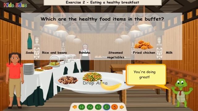 How to Keep Your Body Clean, Eat Healthy & Stay Fit With Exercise - Learning Game for Kids смотреть онлайн