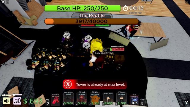 XK class With Red Right Hand SCP Tower Defense Roblox смотреть онлайн