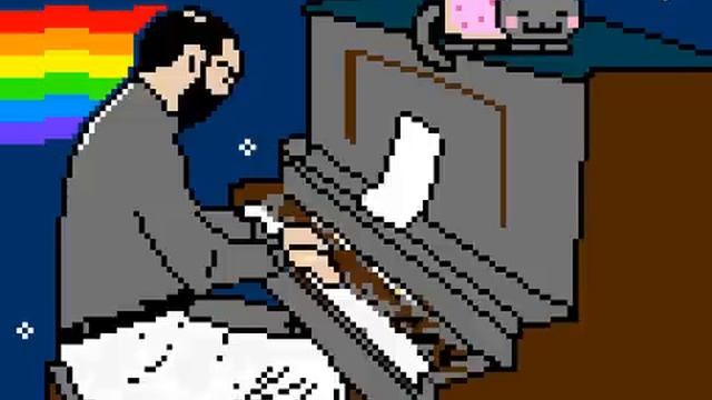 【NES Arrange】 Nyan Cat piano arrangement sight-read by Tom Brier смотреть онлайн