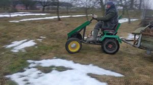 Минитрактор из мотоблока МТЗ-09H