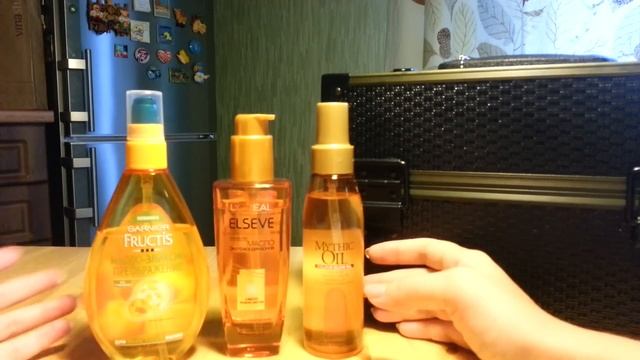 Обзор-сравнение 3 масел для волос (Elsev,Fructis,Mytnic oil) смотреть онлайн