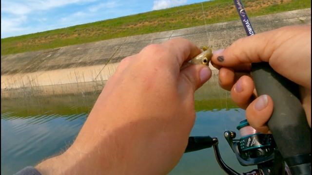 Северо Крымский Канал, Сакская ветка, рыбалка, ловля наноджигом смотреть онлайн