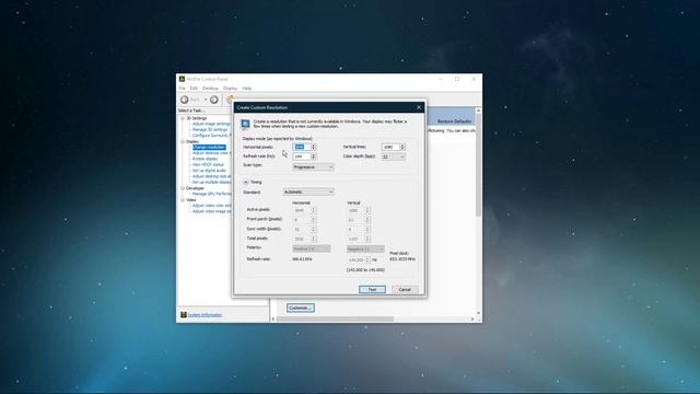 NVIDIA Control Panel - How To Create A Custom Resolution смотреть онлайн