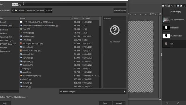 Cut out an object in Gimp 2.10 смотреть онлайн