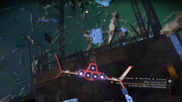 No Man's Sky Destroyed Freighter In Space смотреть онлайн