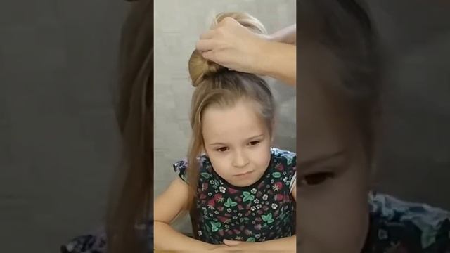 Причёска для девочки Прическа для пятилетней девочки 5 лет крутая причёска быстрая крутая причёска смотреть онлайн