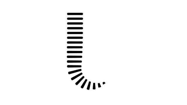 "b" logo screen recording of javascript animation by Grant Wiant смотреть онлайн
