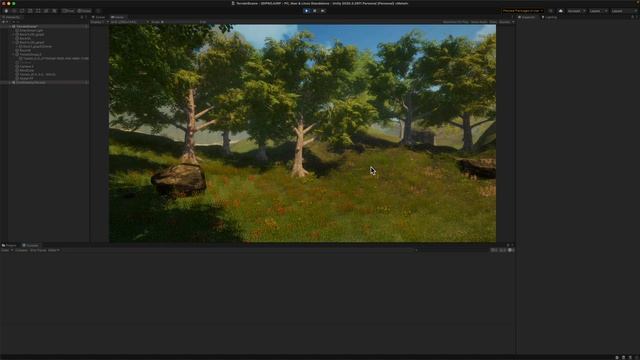 Unity Terrain System URP Test смотреть онлайн
