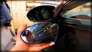 Замена зеркального элемента на наружном зеркале заднего вида Nissan Primera 2001-2008год