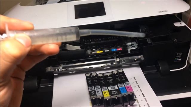 Canon MG-6320- How To Clean Printhead- Fix Error смотреть онлайн