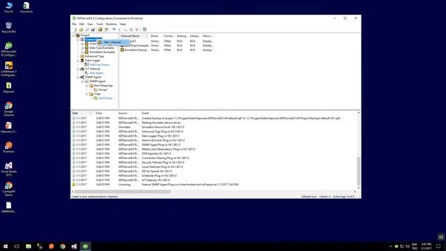 KEPServerEX - SNMP driver ve SNMP Agent смотреть онлайн