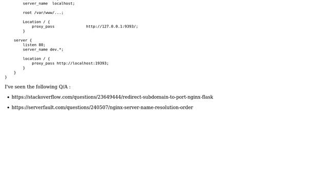 nginx redirect localhost and subdomain смотреть онлайн