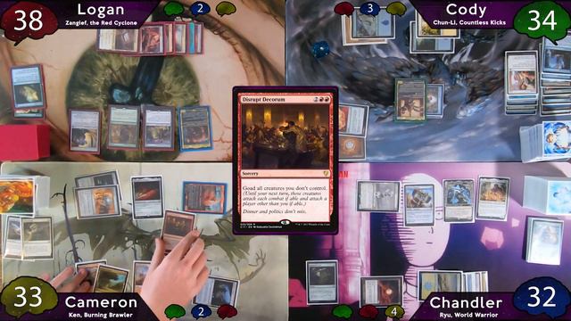 Zangief vs Chun-Li vs Ken vs Ryu | Street Fighter EDH Gameplay | Smooth Brain EDH смотреть онлайн