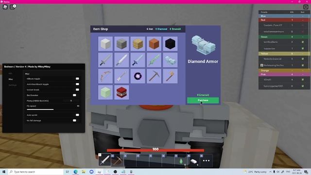✅Script Showcase OP Infinite wins Bed wars Roblox смотреть онлайн