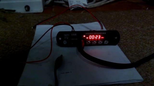 Car Bluetooth MP3 Module Testing смотреть онлайн