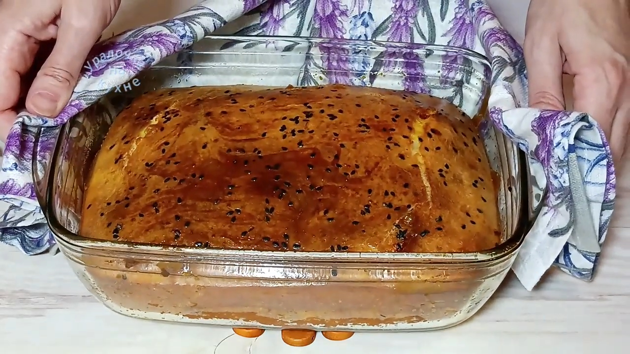 ЗАЛИВНОЙ ПИРОГ на Кефире с Капустой. Самый простой, быстрый и вкусный рецепт! смотреть онлайн