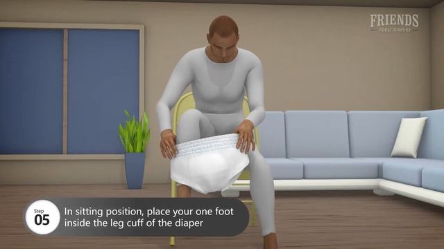 How To Wear Diaper Pants | Friends Adult Diapers смотреть онлайн