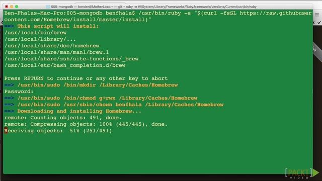 Learning Full Stack React : Installing MongoDB | packtpub.com смотреть онлайн