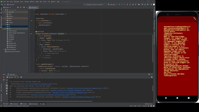 Flutter Error : setState or markNeedsBuild called during build смотреть онлайн