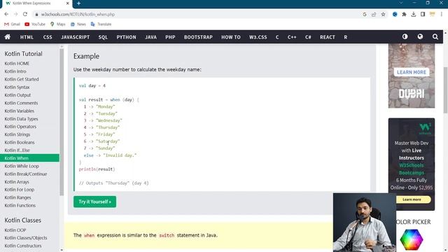 Android Development Kotlin When Expression in 3 minutes Urdu/Hindi - Class 11 смотреть онлайн