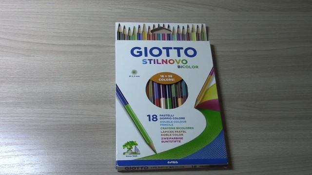 ОБЗОР КАРАНДАШИ Giotto Stilnovo Bicolor И Giotto Stilnovo Skin Tones