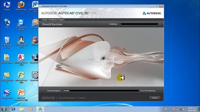 INSTALACION DE AUTOCADCIVIL 3D 2014 смотреть онлайн