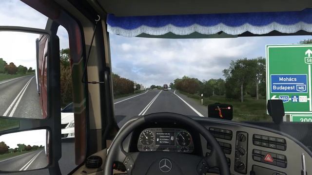 Euro Truck Simulator 2 | ETS2 1.46 | Mercedes Benz Actros MP3 V8 | Brod (HR) to Gyor (H) смотреть онлайн