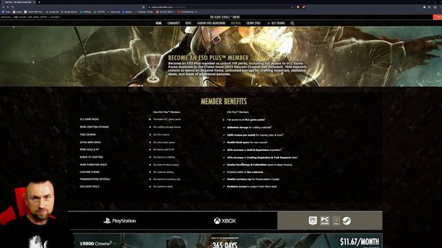 Cena The Elder Scrolls Online w 2023 i Abonamentu ESO PLUS смотреть онлайн