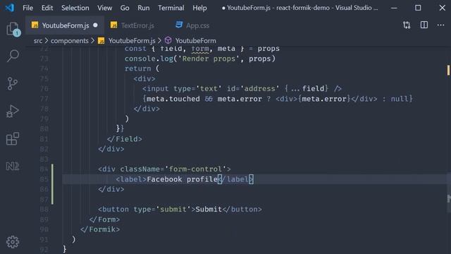 React Formik Tutorial - 20 - Nested Objects смотреть онлайн