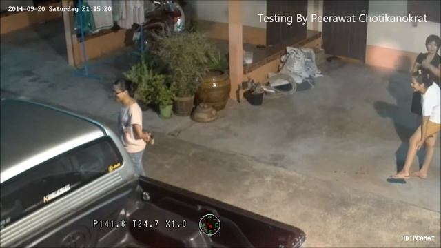 Auto Tracking PTZ IP Camera Full HD Test