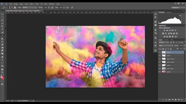 Photoshop CC Tutorial | Holi Festival Special Editing | R Editz смотреть онлайн