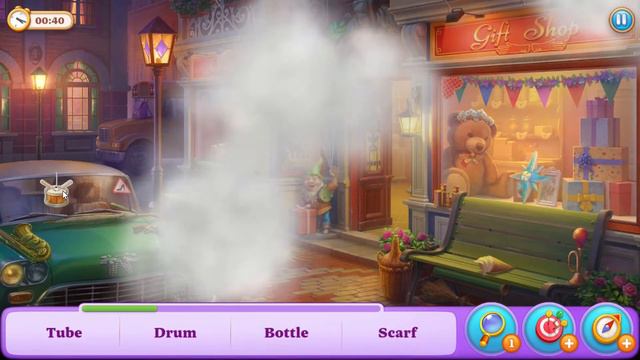 Manor Matters Night Street with moving clouds HD - Super Hard Level | tube, scarf, cone, tree, book смотреть онлайн