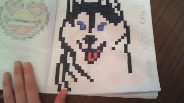 МОИ РИСУНКИ ПО КЛЕТОЧКАМ НОМЕР 1 . смотреть онлайн