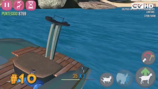 Goat Simulator: Goat City Bay All Trophies and All Goats for iOS Android | HD смотреть онлайн