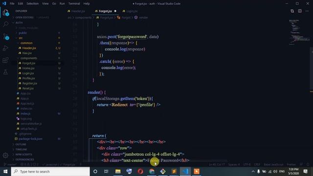 74. reactjs ,laravel, api development |Laravel Passport Authentication | Forgot & Error Showing смотреть онлайн