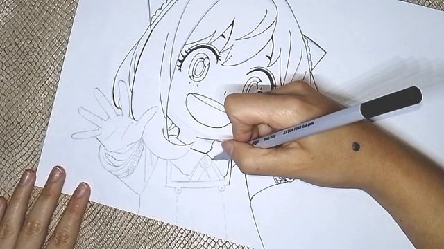 DRAWING ANYA FORGER FROM SPYxFAMILY
