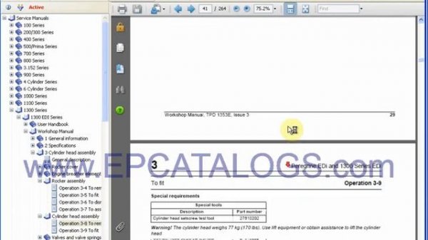 Perkins engine repair manuals