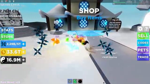 Кот стал Сэнсэем в игре Легенды ниндзя роблокс | Ninja Legends roblox | Бесплатный ВИП для вас смотреть онлайн