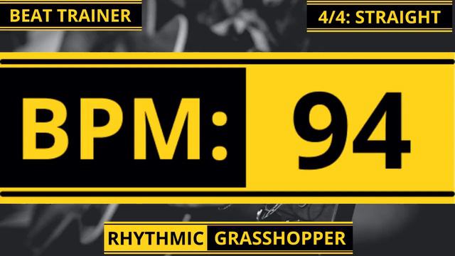 beat trainer | 94 bpm | constant | standard groove смотреть онлайн
