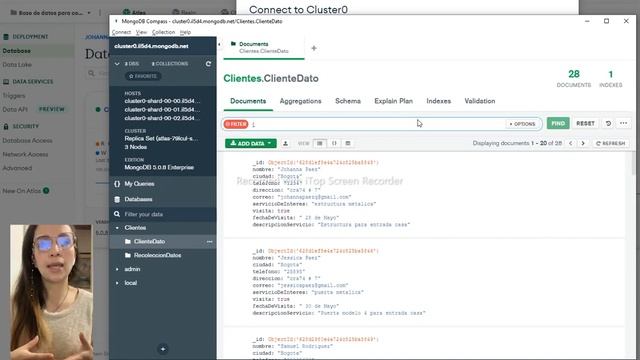 Sustentacion consulta base de datos MongoDB Compass смотреть онлайн