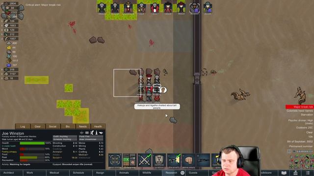 Randy threw an infestation and a mechanoid cluster after | RimWorld "Deserted Weirdos" ep. 7 смотреть онлайн