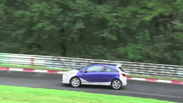 Spy Video: Opel Corsa OPC 2015 al Nürburgring смотреть онлайн