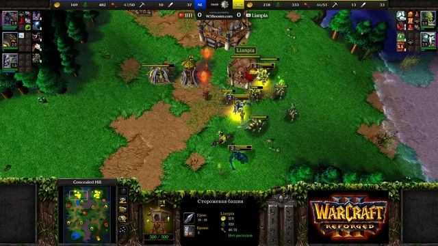Lyn в деле! Infi (Ne) vs Lyn (Orc) Warcraft 3 Reforged смотреть онлайн